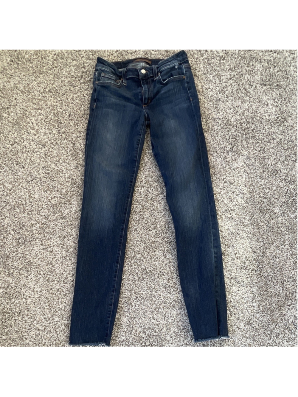 JOE'S JD Women's Blue Denim Jeans Slim Fit Stretch 5-Pocket Medium Wash Ankle